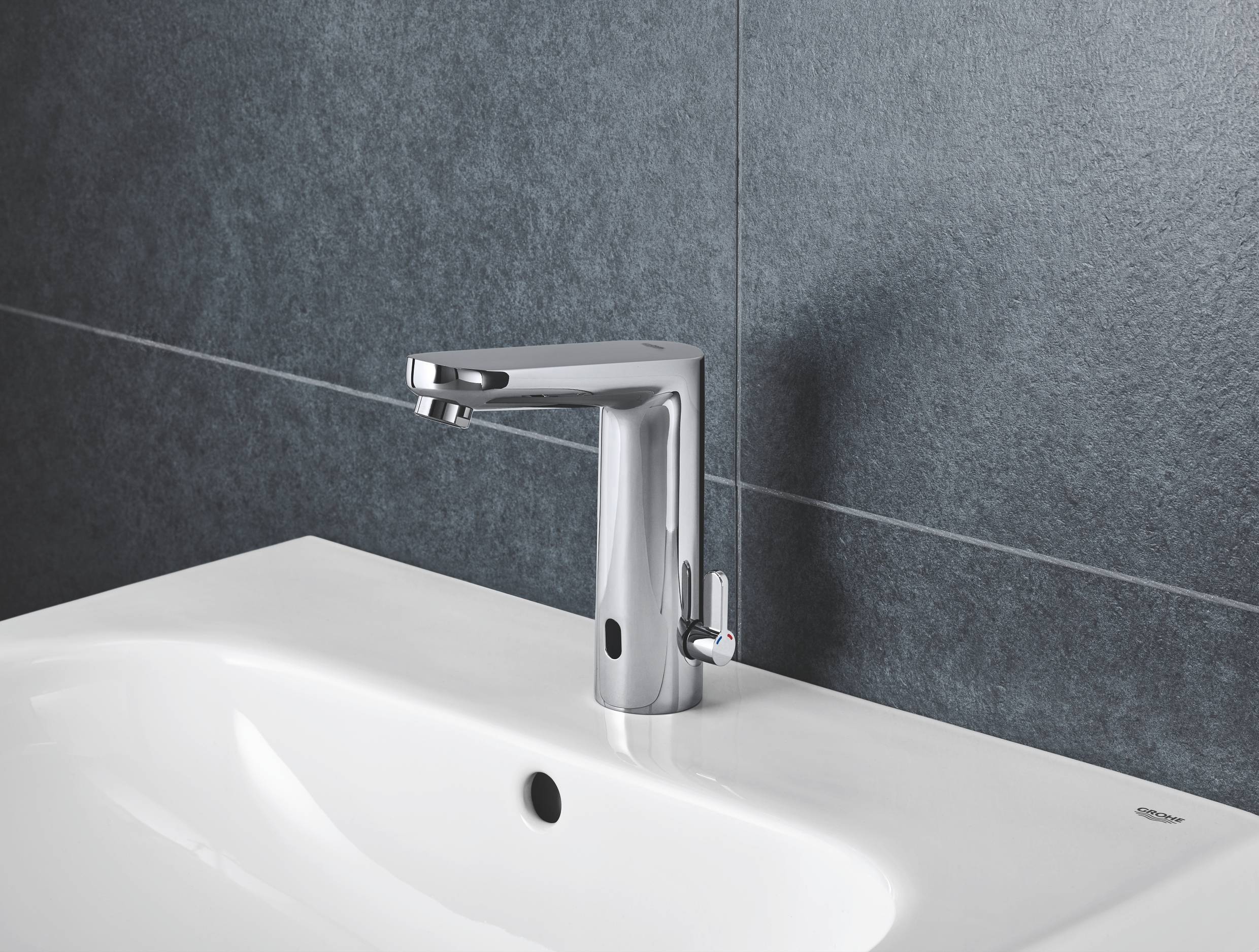 Смеситель инфракрасный для раковины GROHE Eurosmart Cosmopolitan E L-Size 230 В хром 36421000