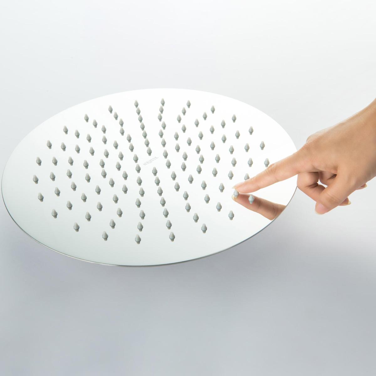 Верхний душ Aquanet AQ2075CR круглый 300х2 мм хром AQ2075CR