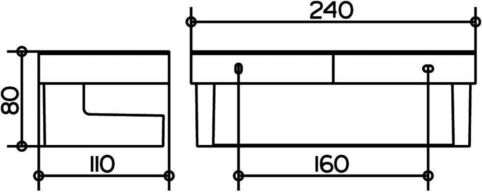 Корзинка для душа KEUCO Edition Moll белая хром 12758010000
