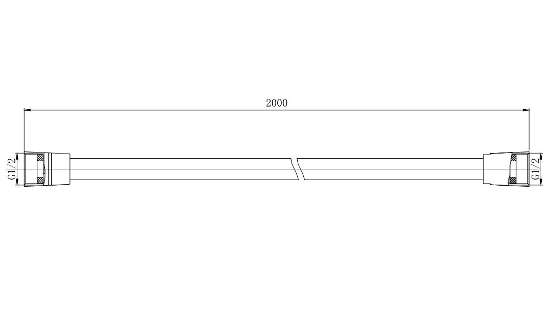 Шланг для душа Aquanet 200 см ПВХ хром AQ2112CR
