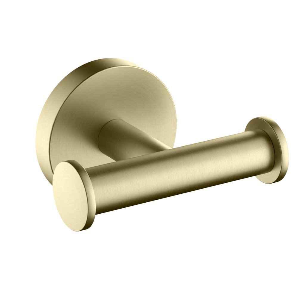 Крючок двойной Aquanet Оберон шлифованное золото AQ4202BG