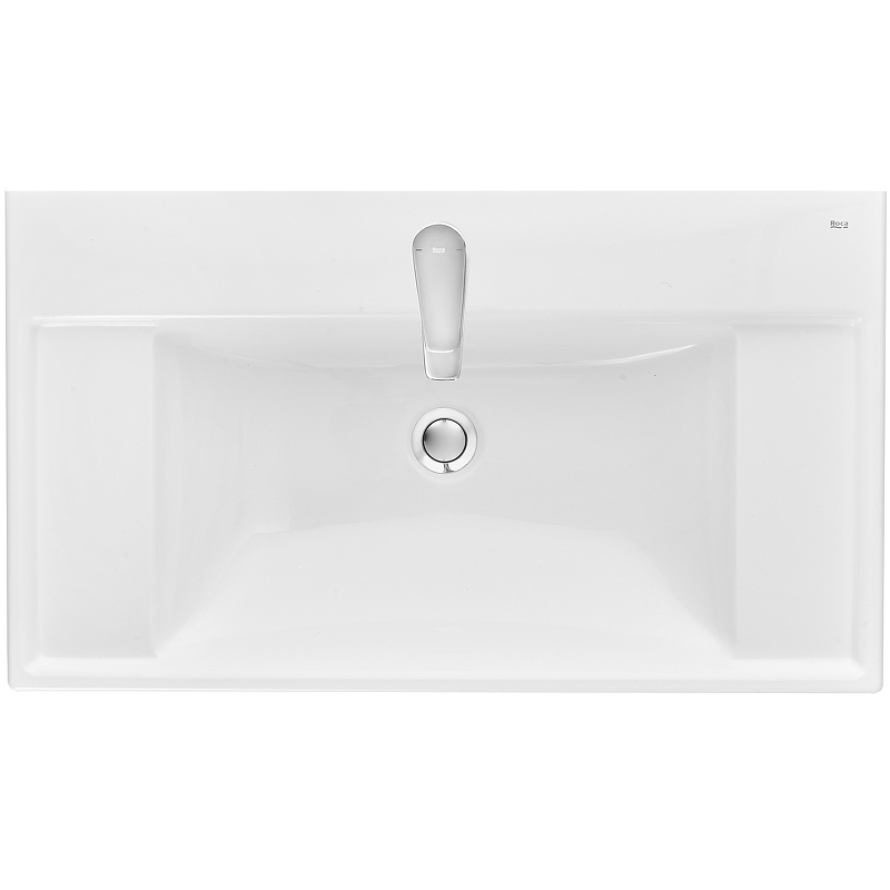 Раковина мебельная Roca Ona 800х460х132 мм Fineceramic белая ZRU9307562