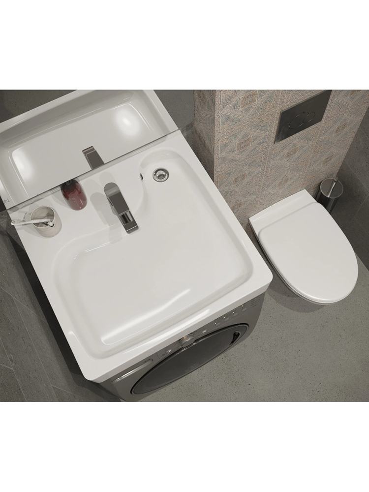 Умывальник Santek Клио 60 см с кронштейнами 1.WH50.1.780