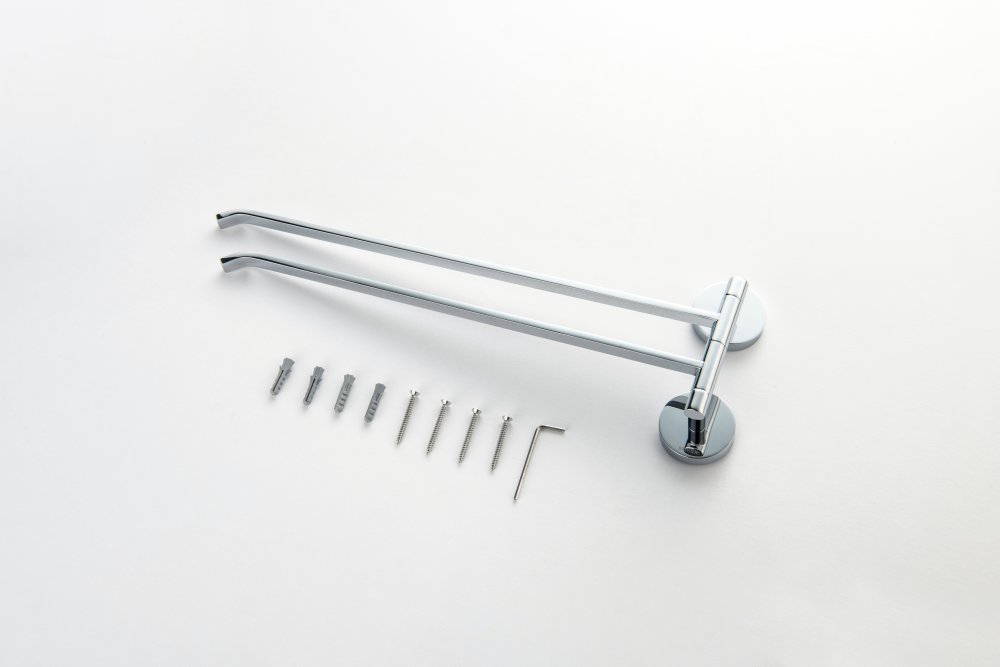 Полотенцедержатель двойной Aquatek БЕТТА хром AQ4613CR