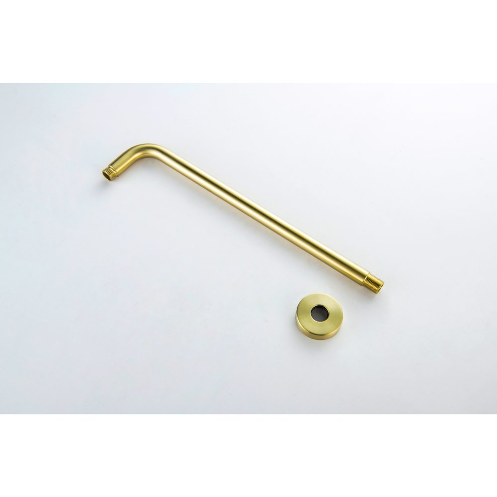 Душевой комплект 3 в 1 Aquanet Европа 2 режима шлифованное золото AQ1376BG