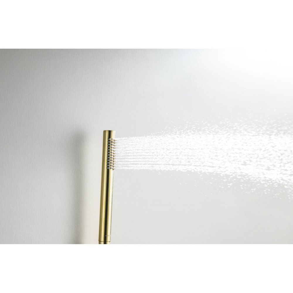 Душевой комплект 3 в 1 Aquanet Европа 2 режима шлифованное золото AQ1376BG