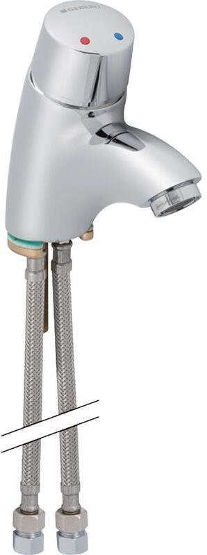 Нажимной порционный кран-смеситель Geberit HyTouch26 115.721.21.1