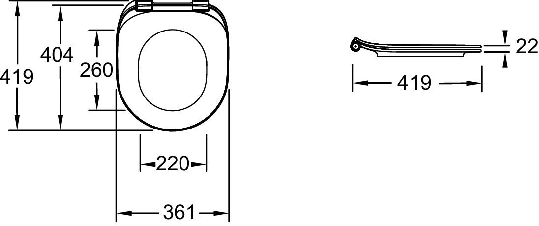 Сиденье для унитаза Jacob Delafon Cléo 1889 микролифт белое E24048-0