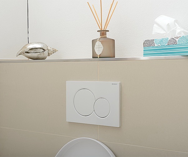 Смывная клавиша Geberit Sigma01 для двойного смыва белый 115.770.11.5