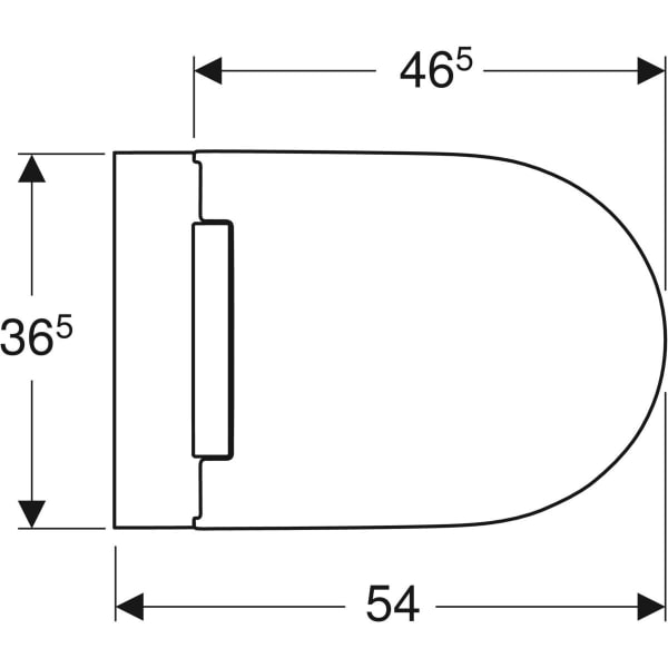 Унитаз подвесной Geberit ONE TurboFlush с сиденьем хром 500.202.01.1