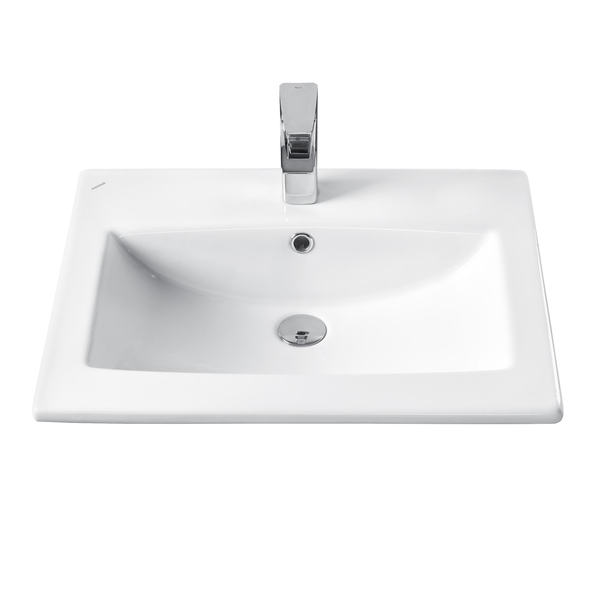 Комплект мебели для ванной Aquaton Сохо 60 Дуб Веллингтон с раковиной Элина 60 1A2580K1AJA00