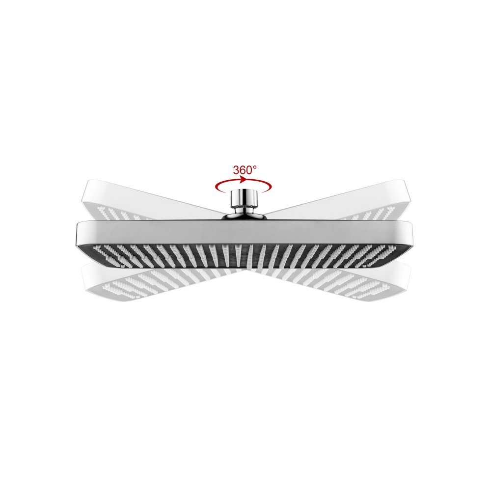 Душевая система со смесителем для ванны Aquatek Поларис 295х195 мм хром AQ3040CR