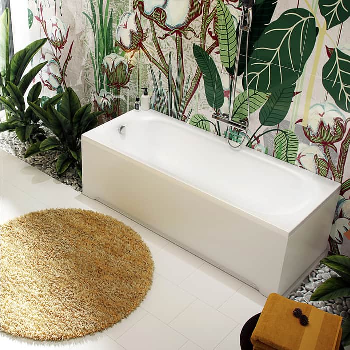 Ванна акриловая Triton Лугано 160х70 см прямоугольная LUG160-0000001