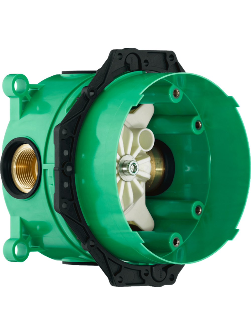 Комплект термостатического смесителя для душа Hansgrohe Ecostat E 15708000/01800180 15708000S