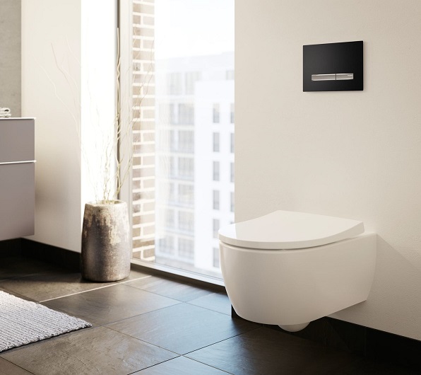 Унитаз подвесной Geberit iCon Rimfree безободковый с тонким сиденьем SoftClose 501.664.00.1