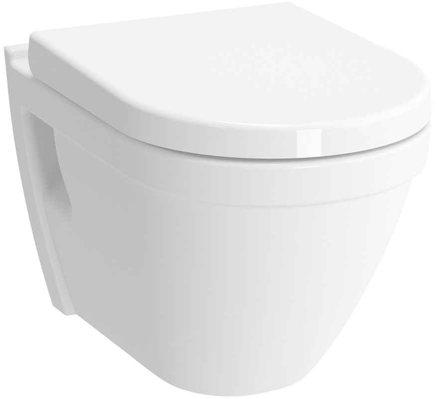 Комплект инсталляции с подвесным унитазом VitrA S50 Rim-Ex сиденье микролифт и панель смыва хром 9003B003-7201