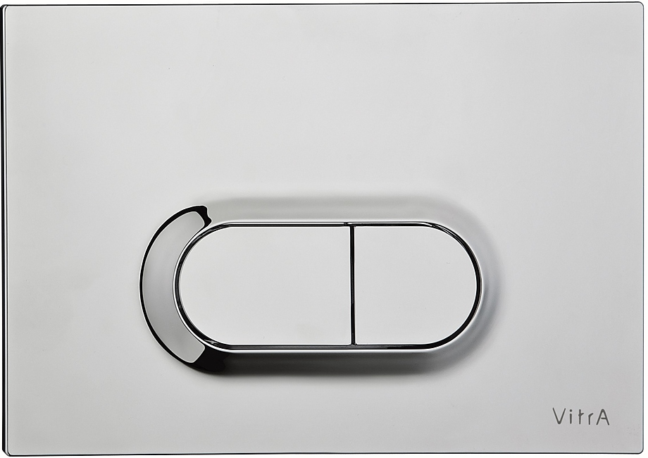 Комплект инсталляции с подвесным унитазом VitrA S50 Rim-Ex сиденье микролифт и панель смыва хром 9003B003-7201