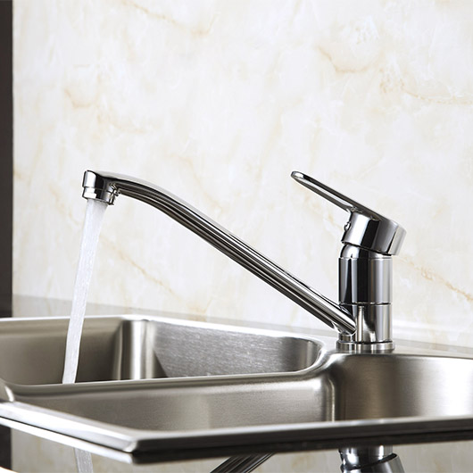 Смеситель для кухни Lemark Point с поворотным изливом хром LM0304C