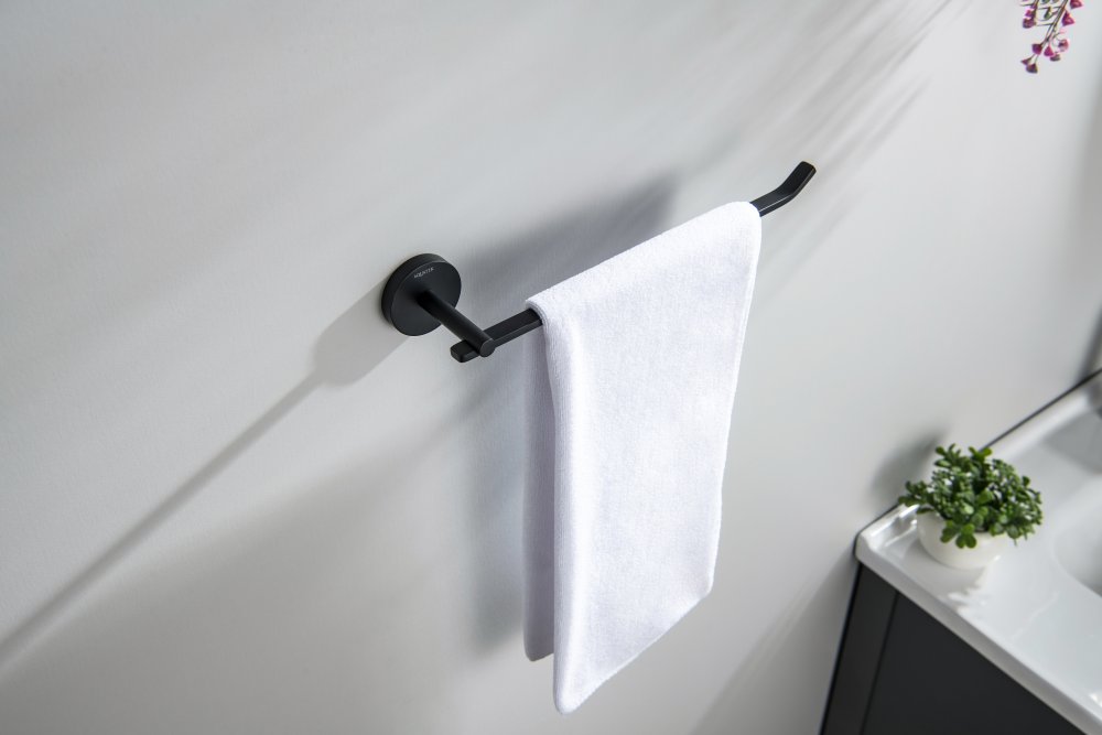 Полотенцедержатель Aquanet БЕТТА матовый черный AQ4619MB