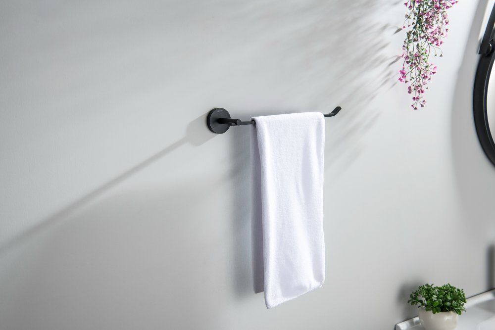 Полотенцедержатель Aquanet БЕТТА матовый черный AQ4619MB