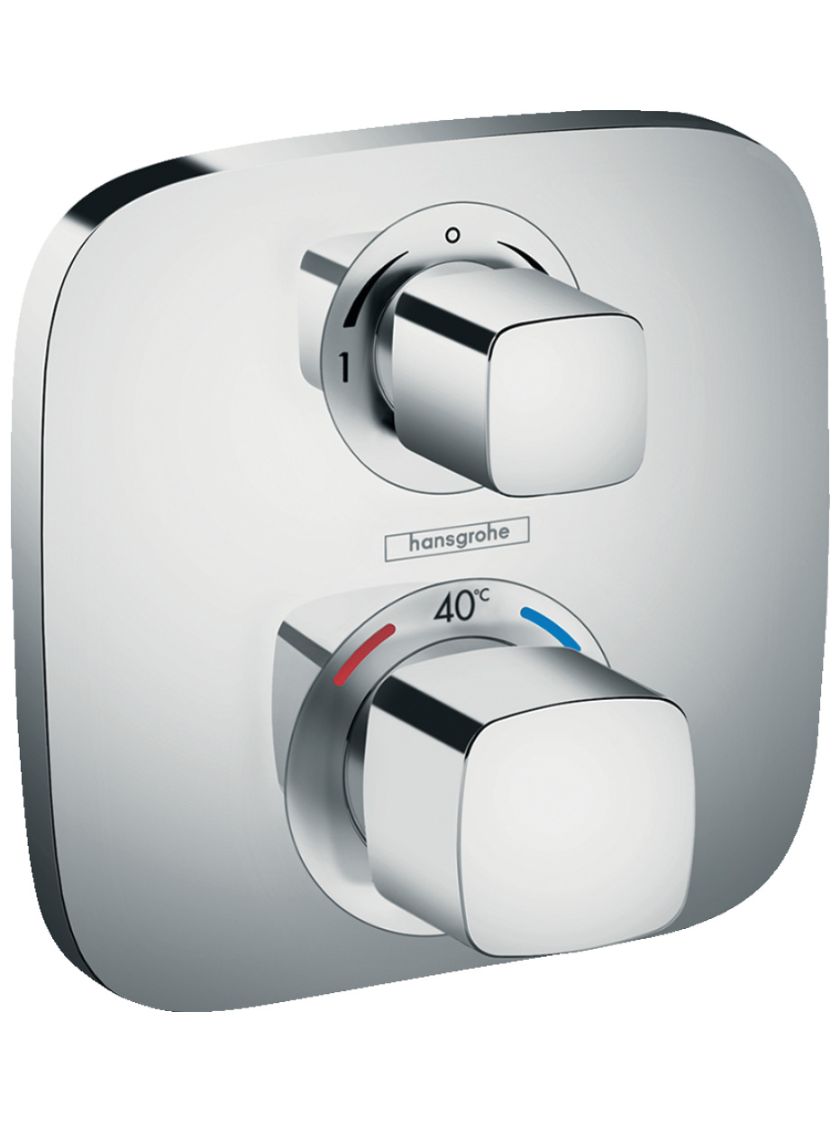 Комплект термостатического смесителя для душа Hansgrohe Ecostat E 15708000/01800180 15708000S