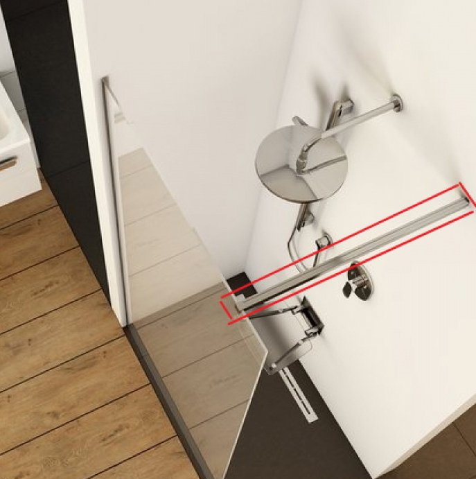 Комплект креплений для душевой перегородки RAVAK W SET-900 Free GWD01000A096