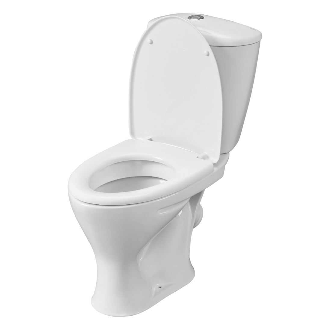 Унитаз-компакт Sanita Версия белый сиденье полипропилен косой выпуск 1.P401.5.S00.00B.F