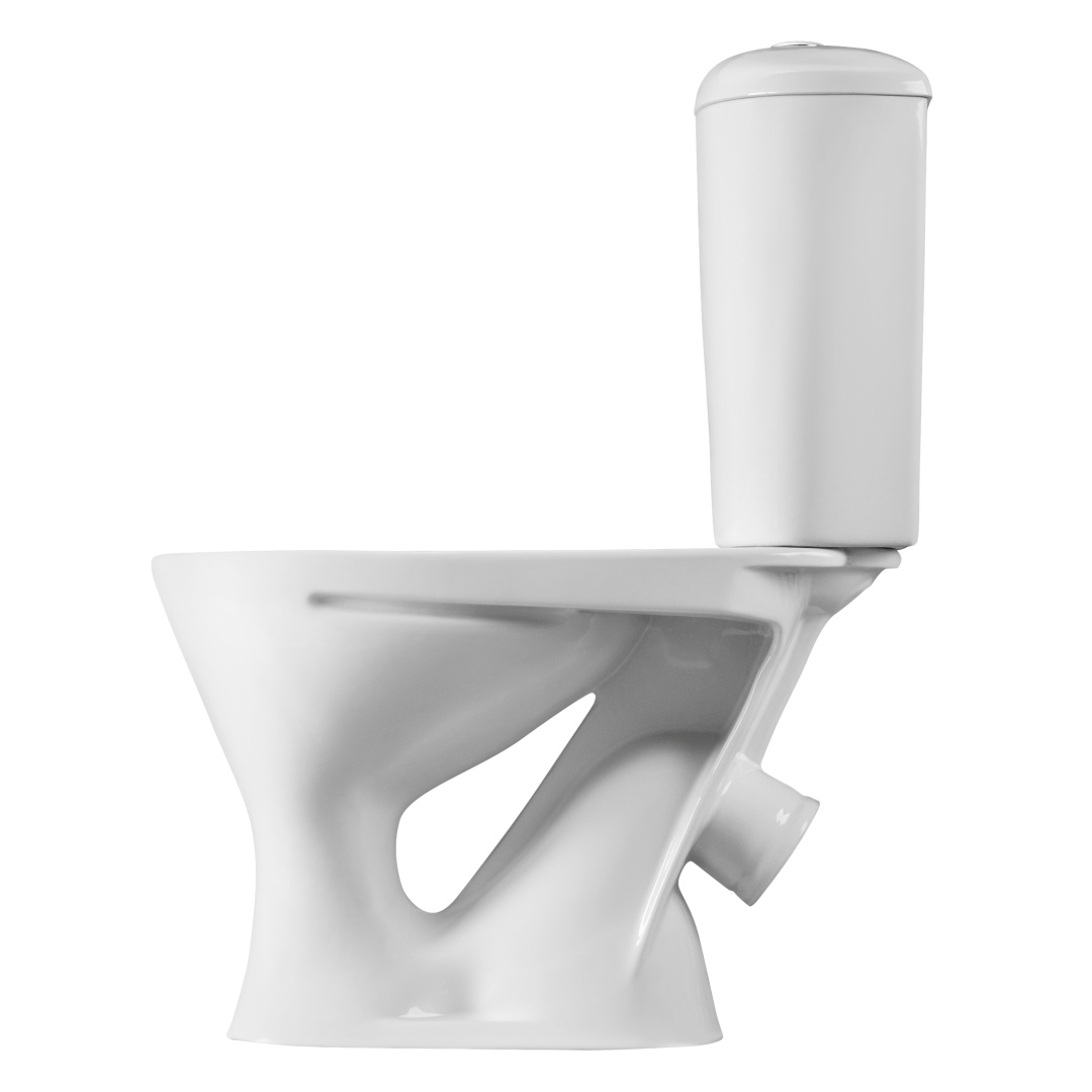 Унитаз-компакт Sanita Версия белый сиденье полипропилен косой выпуск 1.P401.5.S00.00B.F