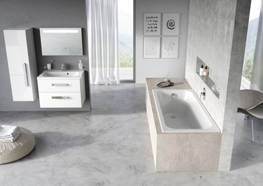 Ванна акриловая RAVAK CHROME SLIM 150х70 см белая C721300000