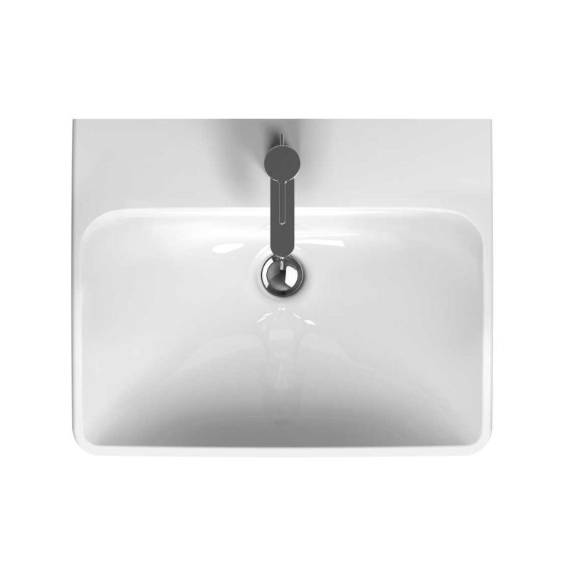 Раковина Geberit Smyle Square 50х41 см с отверстием под смеситель 500.256.01.1