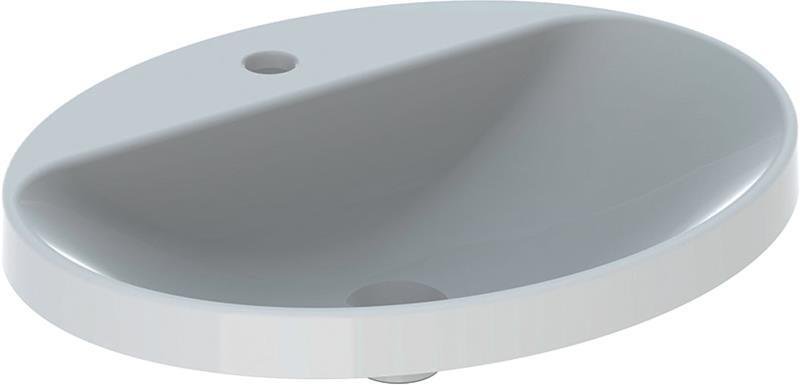 Раковина встраиваемая Geberit VariForm овальная 60х48 см с отверстием под смеситель 500.726.01.2
