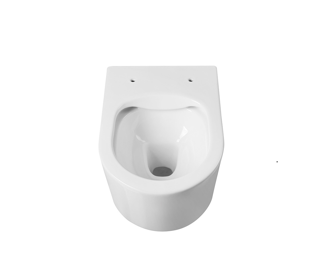 Унитаз подвесной Aquanet Мия безободковый с сиденьем микролифт 490х370х340 мм AQ2004-00