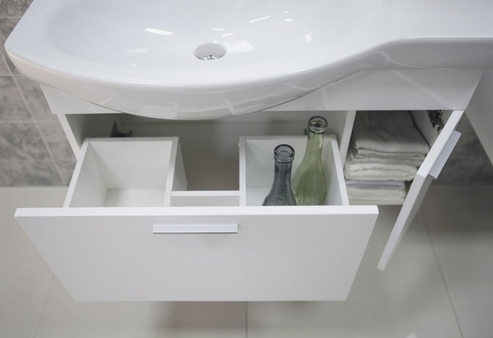 Комплект мебели для ванной AQUATON Инди 80 тумба-умывальник и раковина Коралл-83 1A1884K0ND010