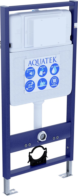 Комплект инсталляции 4 в 1 Aquatek Лира-010 рама Standard INS-0000012 и унитаз AQ1155-00 ЛИРА-010 4в1