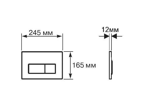 Комплект инсталляции 4 в 1 AQUATEK ВЕГА (рама INS-0000012, кнопка KDI-0000012, унитаз AQ1905-00) ВЕГА-012
