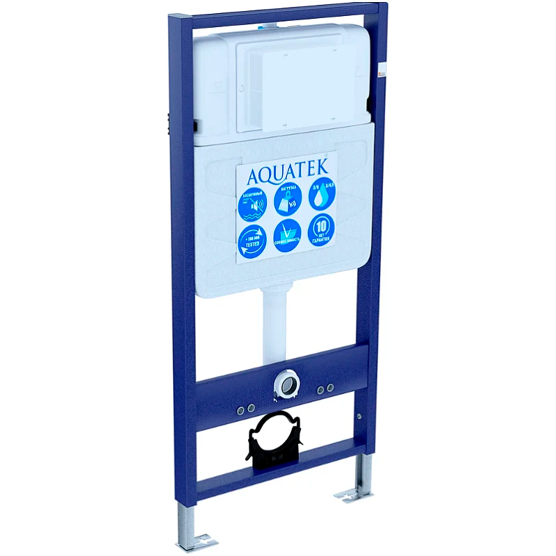 Комплект инсталляции с унитазом AQUATEK ЕВРОПА cm (рама INS-0000012, унитаз AQ1900-00 soft-close) ЕВРОПА cm