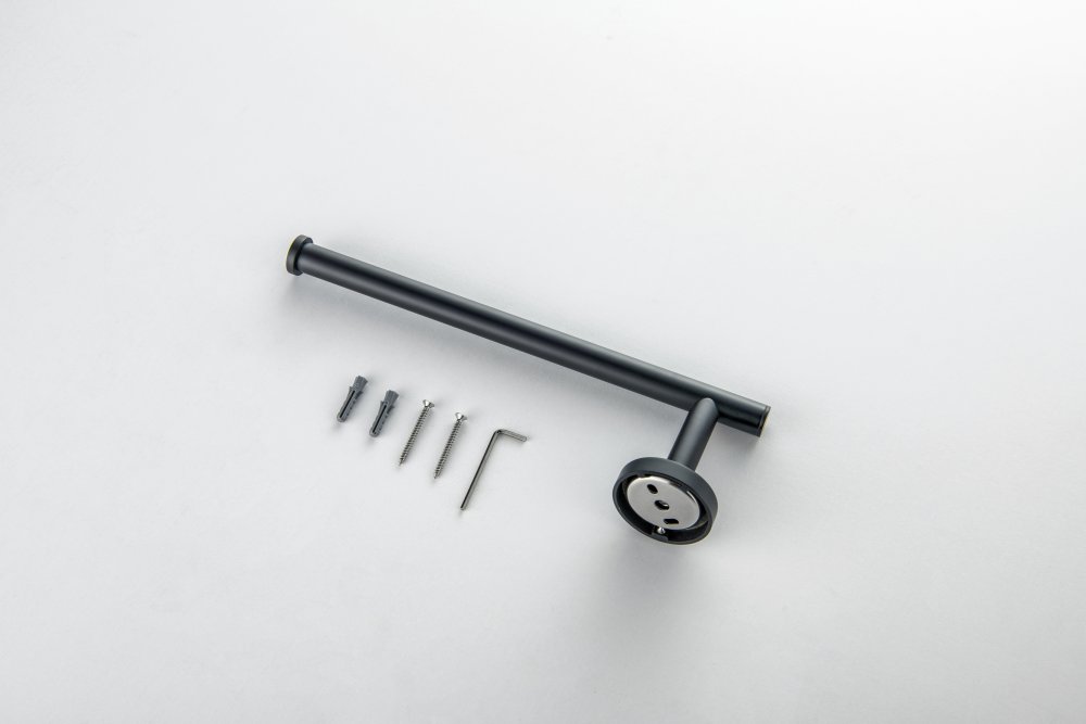 Полотенцедержатель Aquanet Оберон матовый черный AQ4219MB