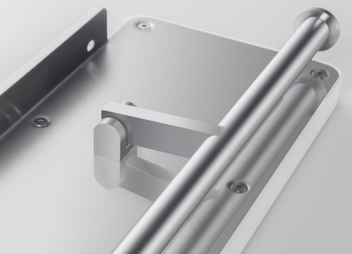 Бумагодержатель двойной с полкой Aquanet Europa хром AQ4919CR