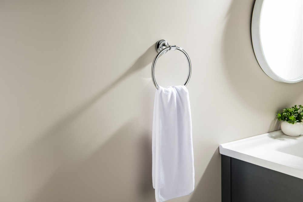 Полотенцедержатель кольцо Aquanet Классик хром AQ4512CR