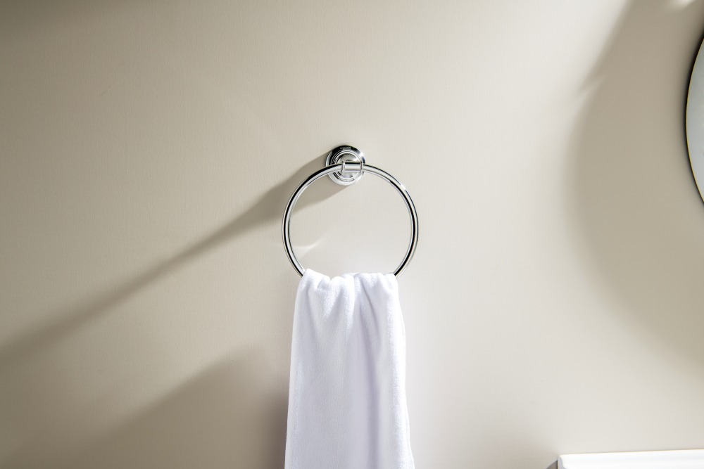 Полотенцедержатель кольцо Aquanet Классик хром AQ4512CR