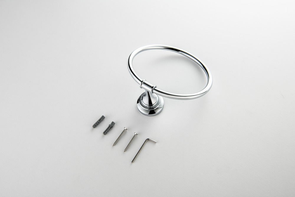 Полотенцедержатель кольцо Aquanet Классик хром AQ4512CR