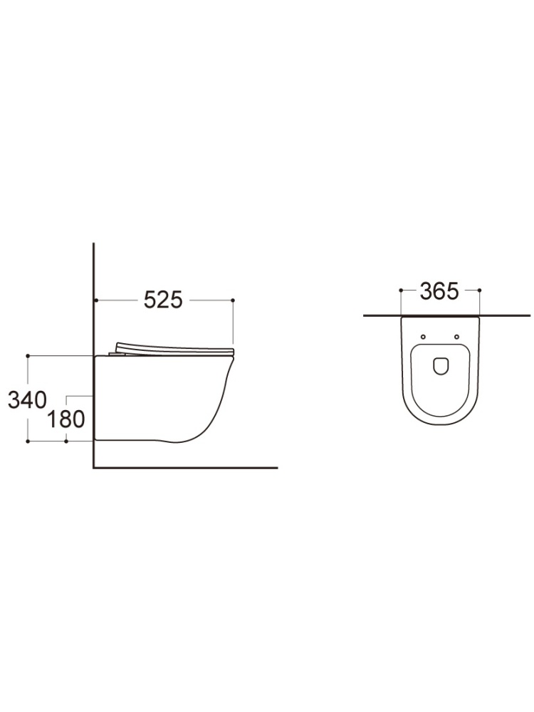 Комплект инсталляции с унитазом 4 в 1 AQUATEK КЛАССИК-074