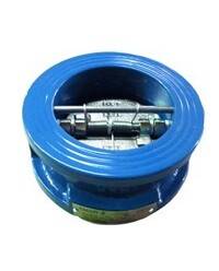 Клапан обратный двухстворчатый межфланцевый Hogfors PN16 DN80 чугун CB3449EPA0080