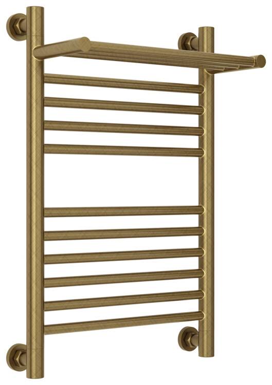 Полотенцесушитель водяной Сунержа Богема с 1 полкой 400х600 мм бронза состаренная 05-0223-6040