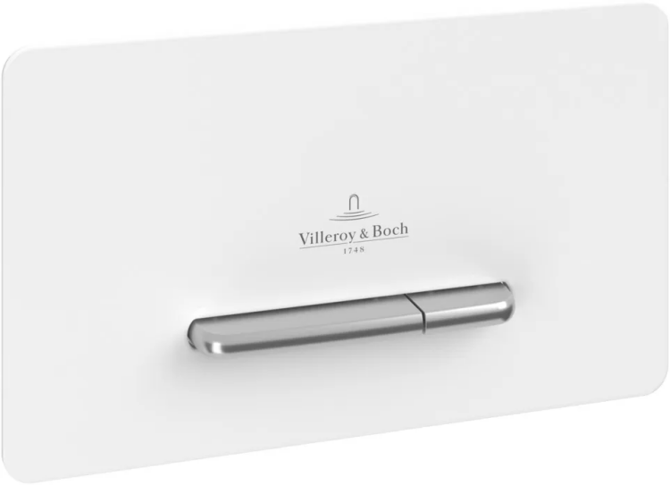 Клавиша смыва Villeroy & Boch Viclean 260x153 мм цвет белый V99442RE