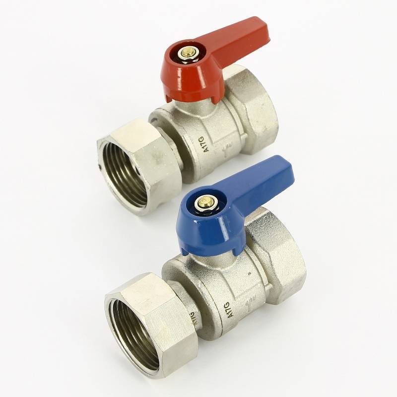 Комплект кранов шаровых UNI-FITT 1 дюйм с накидной гайкой 117KIT44