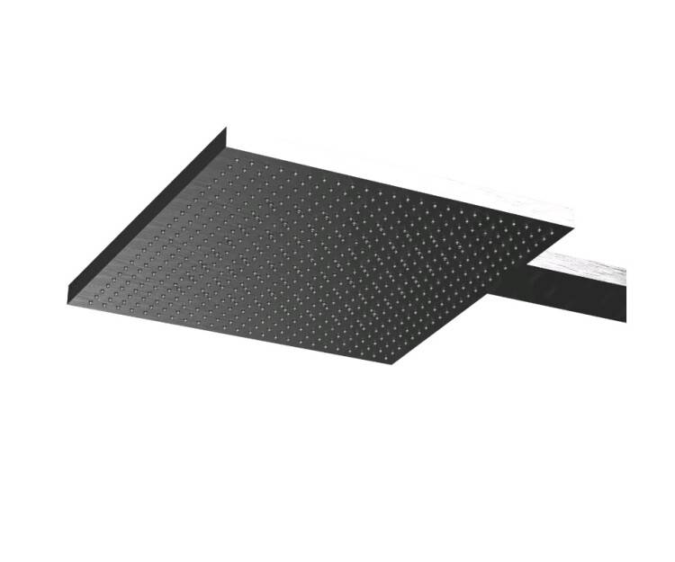 Верхний душ Almar Velvet 300x300 мм настенный Gun Metal Brushed PVD HOGE044277GM