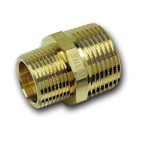Ниппель редукционный Sanha PURAFIT 1 x 3/4 бронза 13245134
