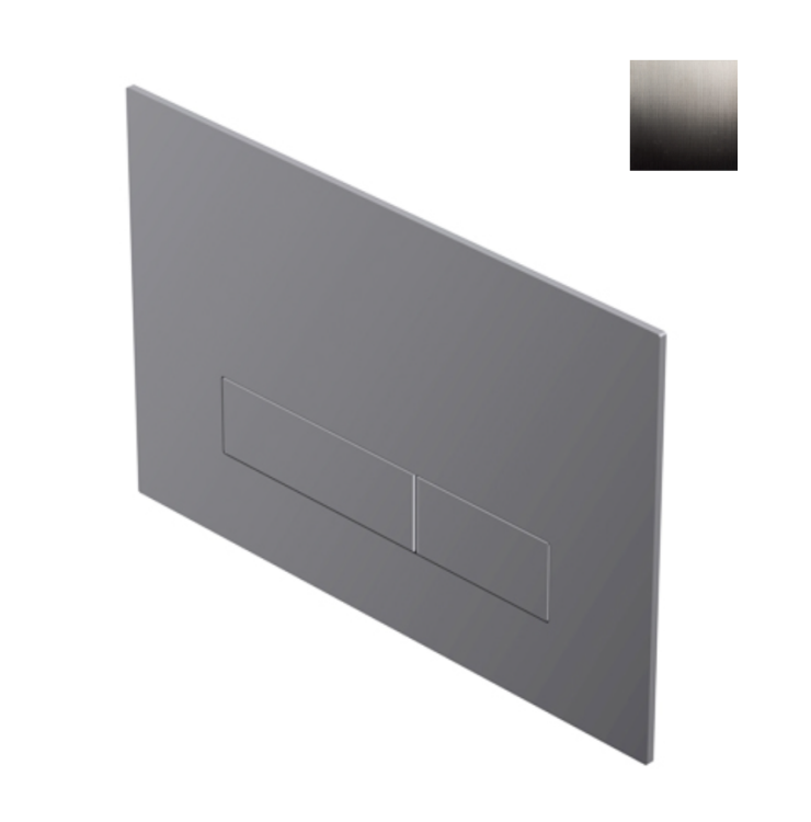 Клавиша смыва Ritmonio 245x160 мм для унитаза цвет Brushed Black Chrome 78T002BLX