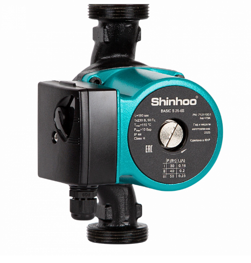 Насос циркуляционный Shinhoo BASIC S 15-6S 130 1х230V